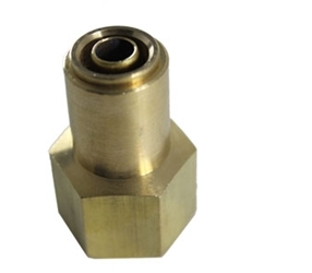 Picture of Airbagit FIT-AIRBRAKE-CONNECT-DMPCF-I Connector Airbrake Fitting 0. 37 Tube x 0. 37 Female NPT