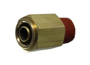 Picture of Airbagit FIT-AIRBRAKE-CONNECT-DMPC-B Connector Airbrake Fitting 0. 5 Tube x 0. 25Male NPT