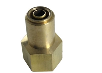 Picture of Airbagit FIT-AIRBRAKE-CONNECT-DMPCF-A Connector Airbrake Fitting 0. 5 Tube x 0. 5 Female NPT