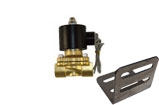 Picture of Airbagit AIRVALVE-00X 0. 25 in. 2W - 025 - 08 2. 5 mm. Orifice 125Psi Brass Electronic Air Valve