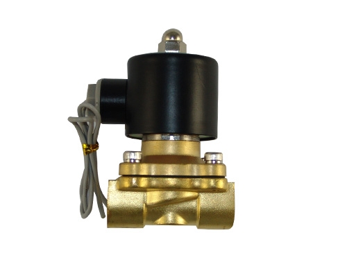 Picture of Airbagit AIRVALVE-03 0. 37 in. 2W - 160 - 10 10 mm. Orifice 200Psi Brass Electronic Air Valve