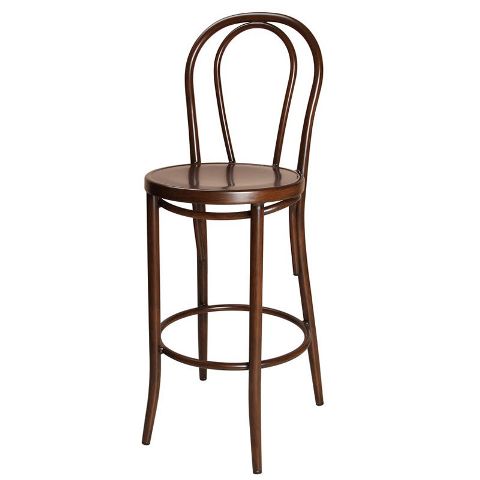 Picture of Alston Quality AC18-30 Brown Wood Look áAluminum Stool