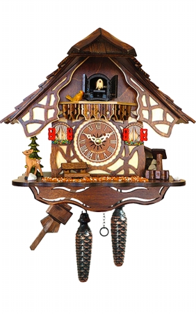 416QM Engstler Battery-operated Cuckoo Clock - Full Size
