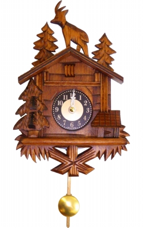 Picture of ENGS 0137QP Engstler Battery-operated Clock - Mini Size with Music-Chimes