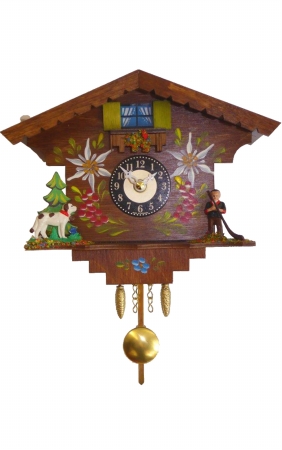 Picture of ENGS 0182QP Engstler Battery-operated Clock - Mini Size with Music-Chimes