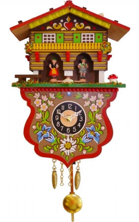 Picture of ENGS 0235QP Engstler Battery-operated Clock - Mini Size with Music-Chimes