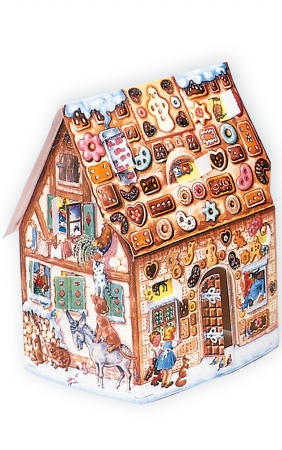 ch Advent - 3-Dimensional Gingerbread House