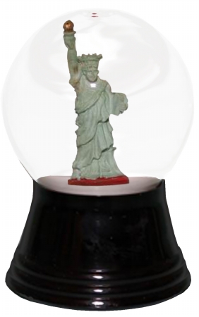 y Snowglobe - Small Statue of Liberty