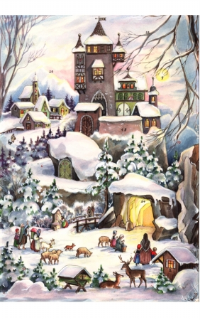 mer Advent - Pastoral Mountainside scene