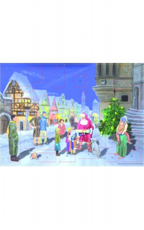 mer Advent - Santa in Village