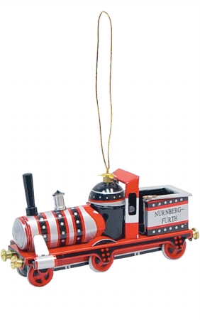 AT12 Collectible Tin Ornament - Red Train