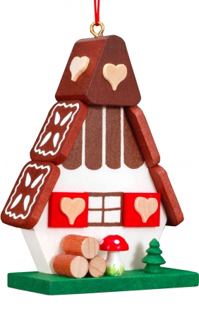 Christian icht Ornament - Gingerbread House