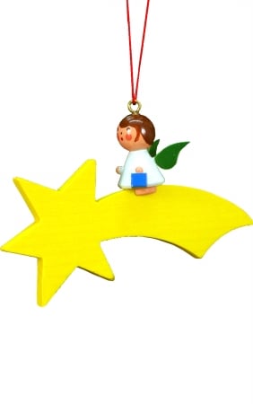 Christian icht Ornament - Angel on Star