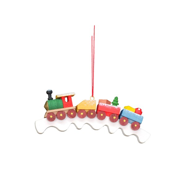 10-0447 Christian icht Ornament - Train