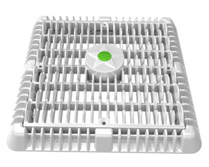 Aqua Star WAV9WR101 9 x 9 in. Wave Grate And Frame