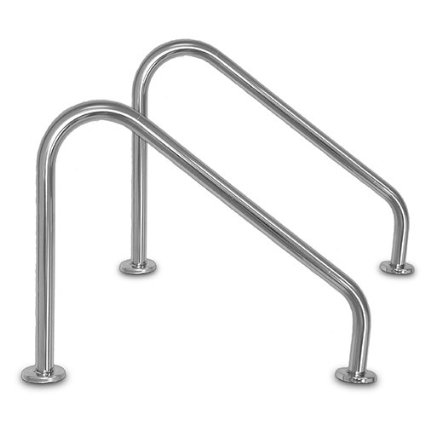 30 in. Deck Mount Rail Pair