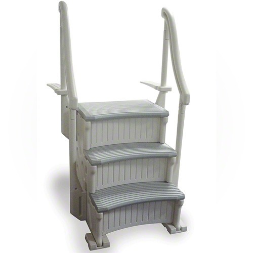 Confer Plastics CCX-IG 3-Step Base Stair Case Only Drop in With 2 Handrails -  CONFER PLASTICS INC