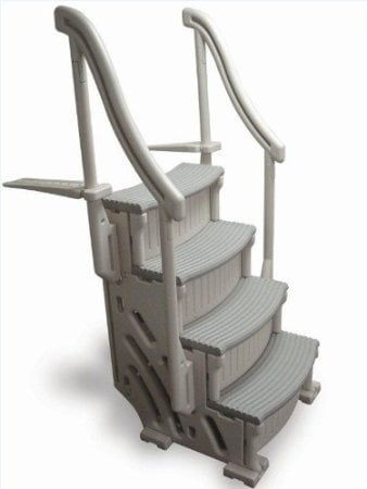 Confer Plastics CCX-AG 4-Step Base Stair Case Only Drop in With 2 Handrails -  CONFER PLASTICS INC