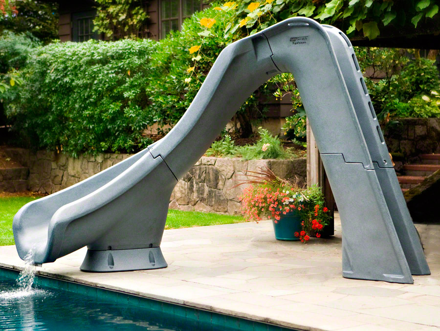 Sr Smith  Typhoon Slide With Left Turn - Gray Granite