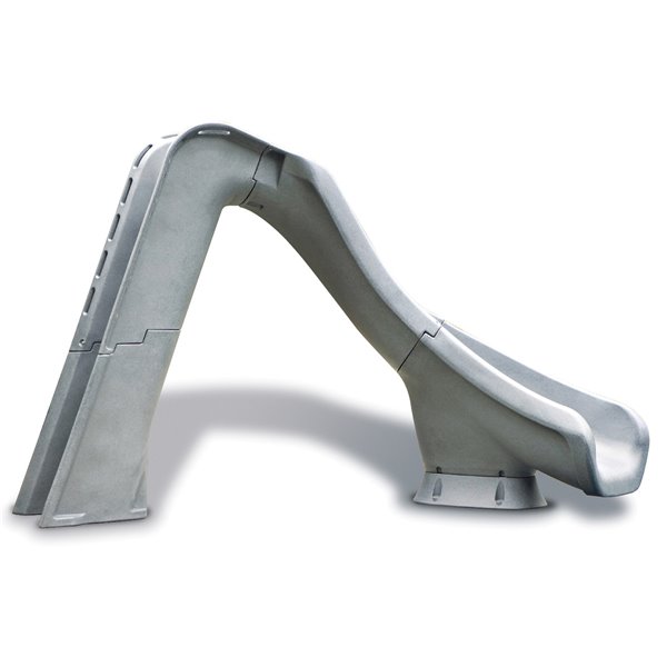 Typhoon Slide With Right Turn - Gray Granite
