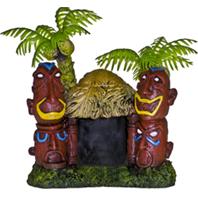 Picture of Blue Ribbon Pet Products 006063 Exotic Environments Betta Hut With Two Palm Trees