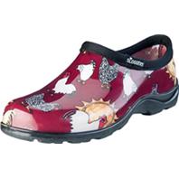 Picture of Principle Plastics 078132 Sluggers Womens Waterproof Comfort Shoe- Chicken Red - 8