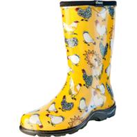 Picture of Principle Plastics 078145 Sluggers Womens Waterproof Comfort Boot - Chicken Yellow- 6