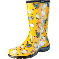 Sluggers Womens Waterproof Comfort Boot - Chicken Yellow, 10