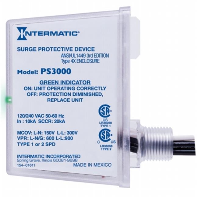 Intermatic Usd PS3000 Surge Protector 4X Enclosure