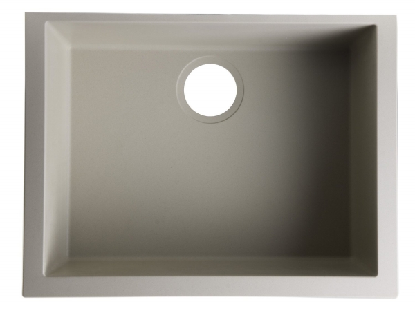 Picture of ALFI Brand AB2420UM-B Undercount Single Bowl Granite Composite Kitchen Sink - Biscuit&#44; 24 in.