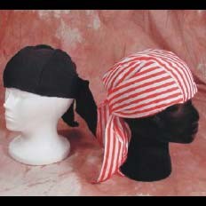 Alexander Costume 14-129-B Pirate Head Wrap - Black