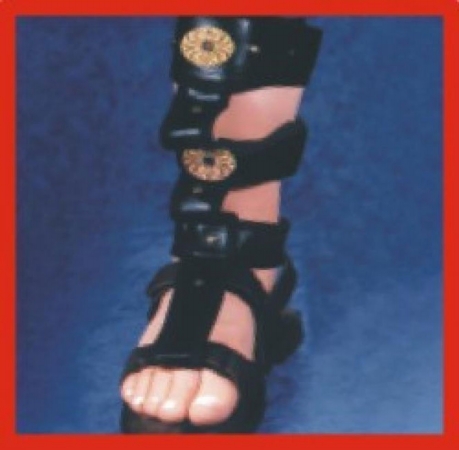 Alexander Costume 15-048-B Roman Sandal Spats Shoes, Black
