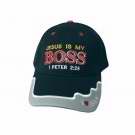 Cap-Jesus Is My Boss 1Pet 2.25 - Black