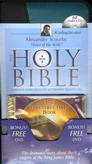Picture of Casscom Media 131163 Audio CD - KJV Complete Bible With Indestructible Book DVD - 60 CD