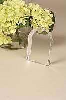 101257 Engravable Crystal Plaque - Dome Shaped
