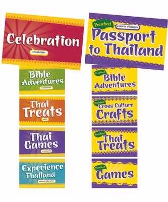 Picture of Group Publishing 102344 VBS-Thailand Trek-Station Sign Posters&#44; Set Of 10