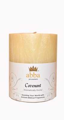 Picture of Abba Products 84708 Candle - Covenant 3 x 4 Palm Pillar