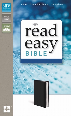 72920 NIV - ReadEasy Bible-Black DuoTone