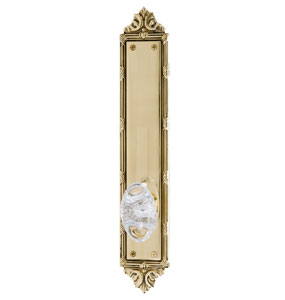 Picture of BRASS Accents  D05-K723D-GTN-619 Ribbon & Reed Plate Set - Double Dummy Satin Nickel