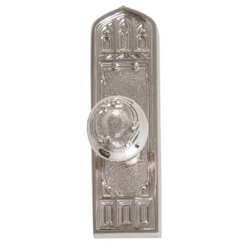 D04-K582A-LFT-613VB Interior Door Plate Passage Set- 2.75 in. Backset - Venetian Bronze -  BRASS Accents