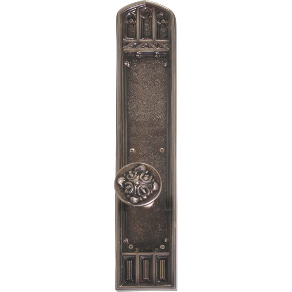 D04-K584G-LFT-613VB Interior Door Plate Privacy Set- 2.75 in. Backset - Venetian Bronze -  BRASS Accents