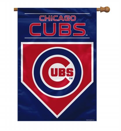 Picture of Fremont Die 64816B Chicago Cubs 2-Sided 28 x 40 in. House Banner