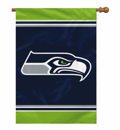 Picture of Fremont Die 94614B Seattle Seahawks House Banner 28 x 40 in. 1- Sided