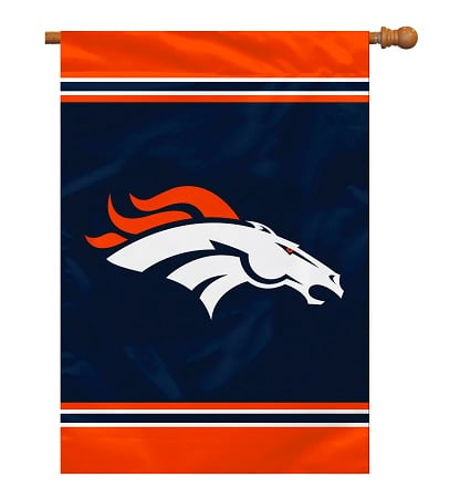 Picture of Fremont Die 94632B Denver Broncos House Banner 28 x 40 in. 1- Sided