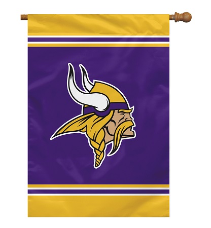 Picture of Fremont Die 94635B Minnesota Vikings House Banner 28 x 40 in. 1- Sided
