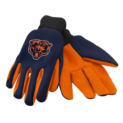 Picture of Forever Collectibles 74201 Chicago Bears Colored Palm Sport Utility Gloves