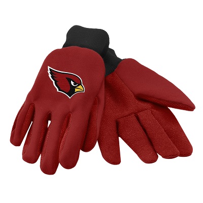 Picture of Forever Collectibles 74222 Arizona Cardinals Colored Palm Sport Utility Gloves