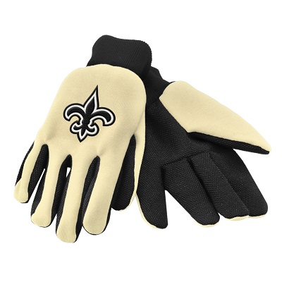Picture of Forever Collectibles 74226 New Orleans Saints Colored Palm Sport Utility Gloves