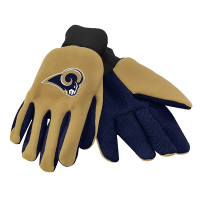 Picture of Forever Collectibles 74262 St. Louis Rams Colored Palm Sport Utility Gloves