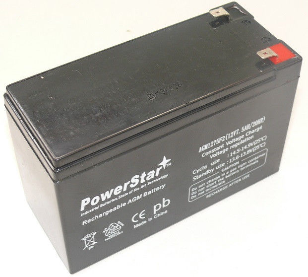 PowerStar Battery For ML7-12 - 12V, 7.5 Ah Battery